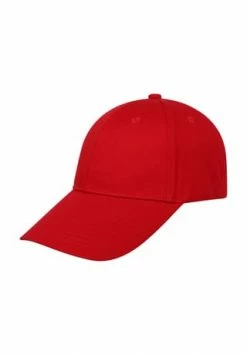 MANGUUN Cap, Baumwolle, Klettverschluss, Uni, Für Damen 100 ROT