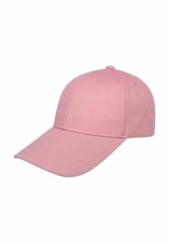 MANGUUN Cap, Baumwolle, Klettverschluss, Uni, Für Damen 110 ROSA