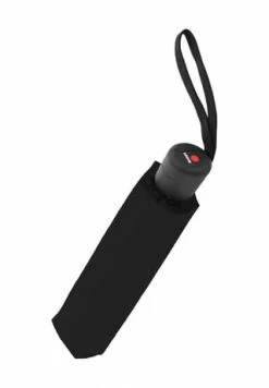 Knirps Taschenschrim, Kompakt, Uni Schwarz