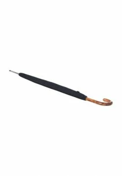 Knirps Stockschirm, Holzgriff Schwarz