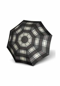 Titelseite 32 Knirps T.760 Stockschirm 87 Cm Check Black & White