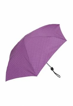 Adagio Ultra Mini Taschenshirm, Punkte, Hülle Orchidee/ Weiß