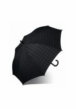 ESPRIT Stockschirm, Automatik CHECK BLACK