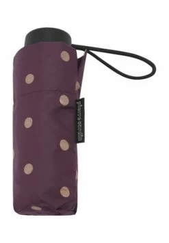 Pierre Cardin Regenschirm, Einfarbig, Gepunktet, Für Damen METALLIC DOTS PLUM -Regenschirme Shop unnamed file 1517