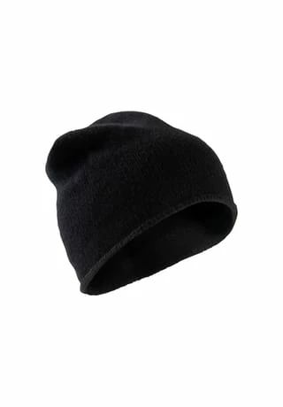 Kaschmirmütze mit feiner Rollkante HALLHUBER Kaschmirmütze Mit Feiner Rollkante Black -Regenschirme Shop unnamed file 158