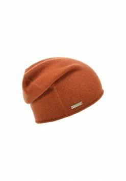 SEEBERGER Cashmere Headsock Mit Rollkante 16700-0 Rost