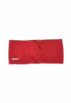 SEEBERGER 100% Cashmere Stirnband Mit Knotendetail 17325-0 Feuer