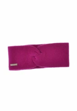 SEEBERGER 100% Cashmere Stirnband Mit Knotendetail 17325-0 Beere