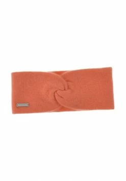 SEEBERGER 100% Cashmere Stirnband Mit Knotendetail 17325-0 Lachs