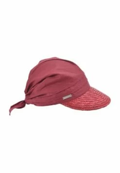 SEEBERGER Schirmmütze, Strohborte, Emblem, Für Damen Cassis