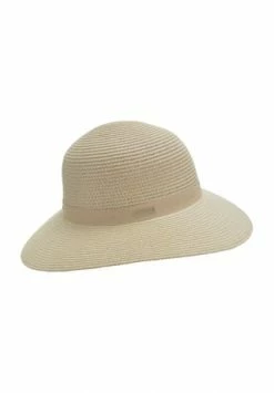 SEEBERGER Flapper, Ripsband, Emblem, Für Damen 9393 LEINEN/ LEINE