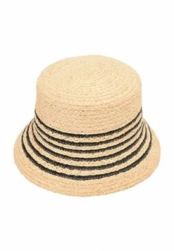 SEEBERGER Glockenhut, Raffiastroh, Für Damen 9310 LEINEN/ SCHWA