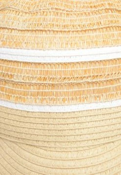 SEEBERGER Schirmmütze, Streifen 9317 LEINEN/ WEISS -Regenschirme Shop unnamed file 257