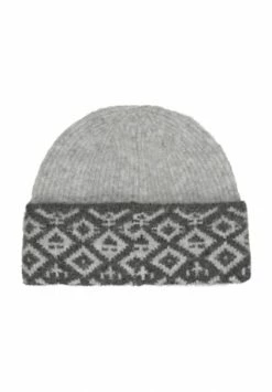 SEEBERGER Aufschlagmütze 1, 1411 RAUCHGRAU/AN, 99 1411 RAUCHGRAU/ AN