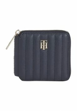 TOMMY HILFIGER Geldbörse, Lederlook, Emblem, Uni, Für Damen DW6 SPACE BLUE