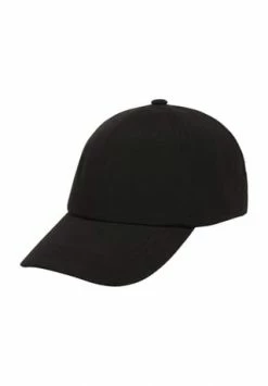 MANGUUN Basecap, Weitenverstellbar, UV-Schutz, Uni Schwarz